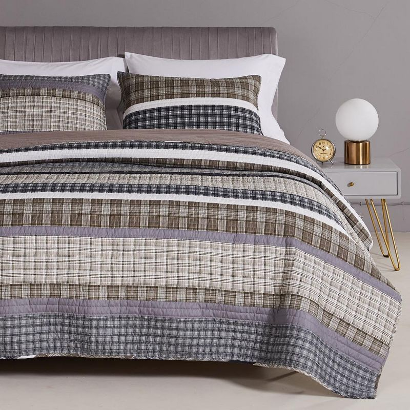 Greenland Home Fashions 2002LKS Gold Rush King Pillow Shams, 20x36 Inches