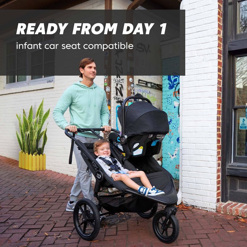 Baby Jogger Summit X3 Double Stroller - Black