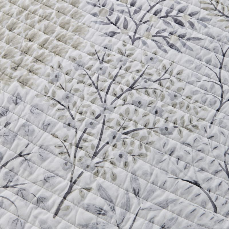 English Forest Natural  Quilted Throw - Levtex Home