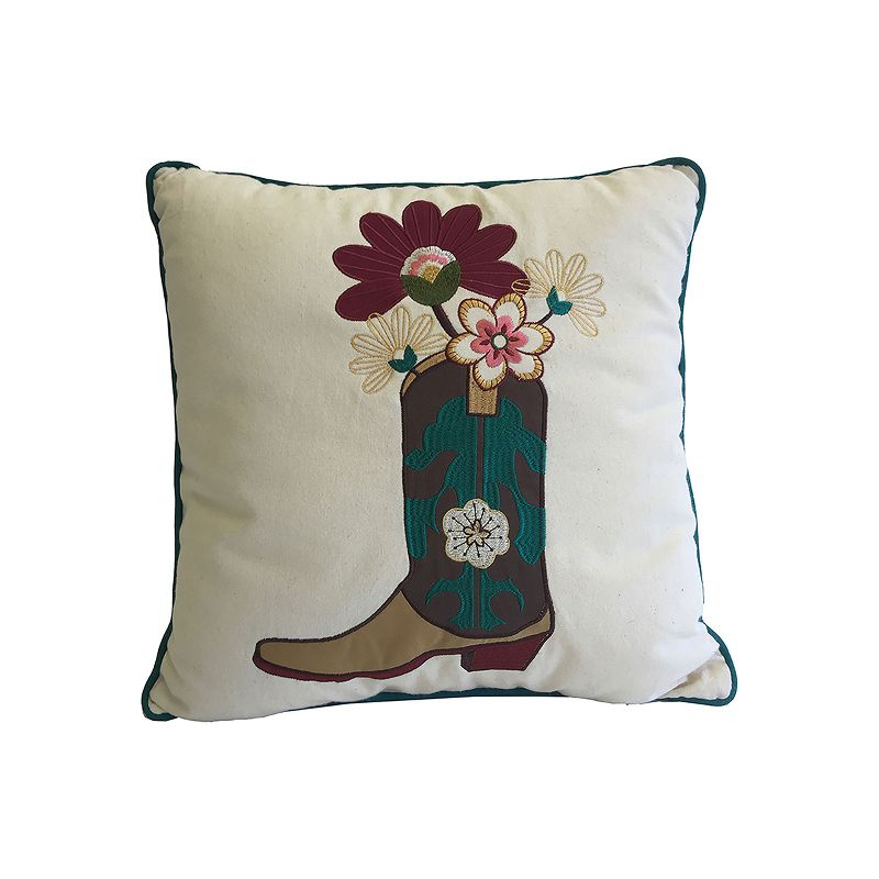 C&F Home Jazz Boot Needlepoint Pillow