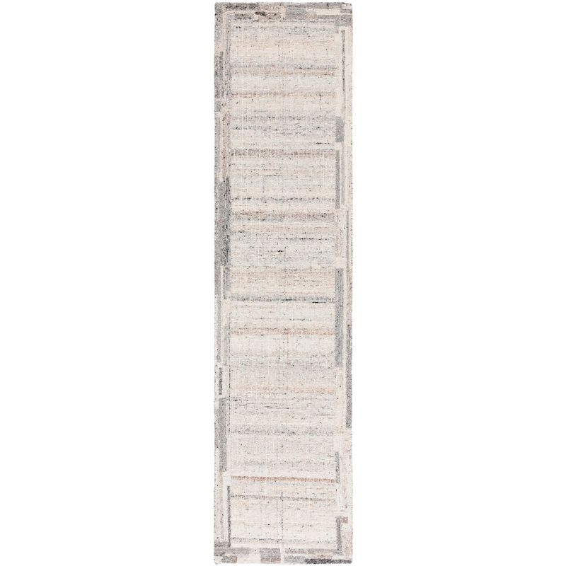 Restoration Vintage RVT801 Hand Tufted Indoor Runner Rug - Grey/Beige - 2'-3"x9' -Safavieh