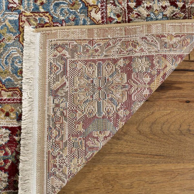 Kashan KSN305 Power Loomed Accent Rug - Ivory/Red - 2'6"x4' - Safavieh.