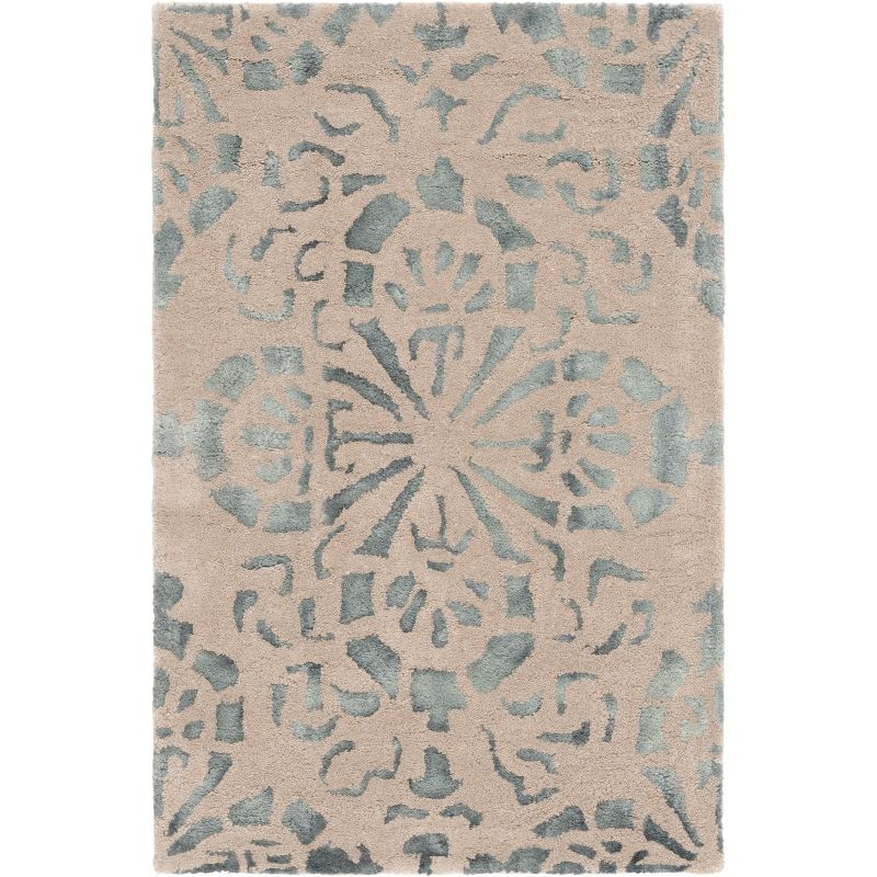 Dip Dye DDY719 Hand Tufted Accent Rug - Camel/Grey - 2'x3' - Safavieh.