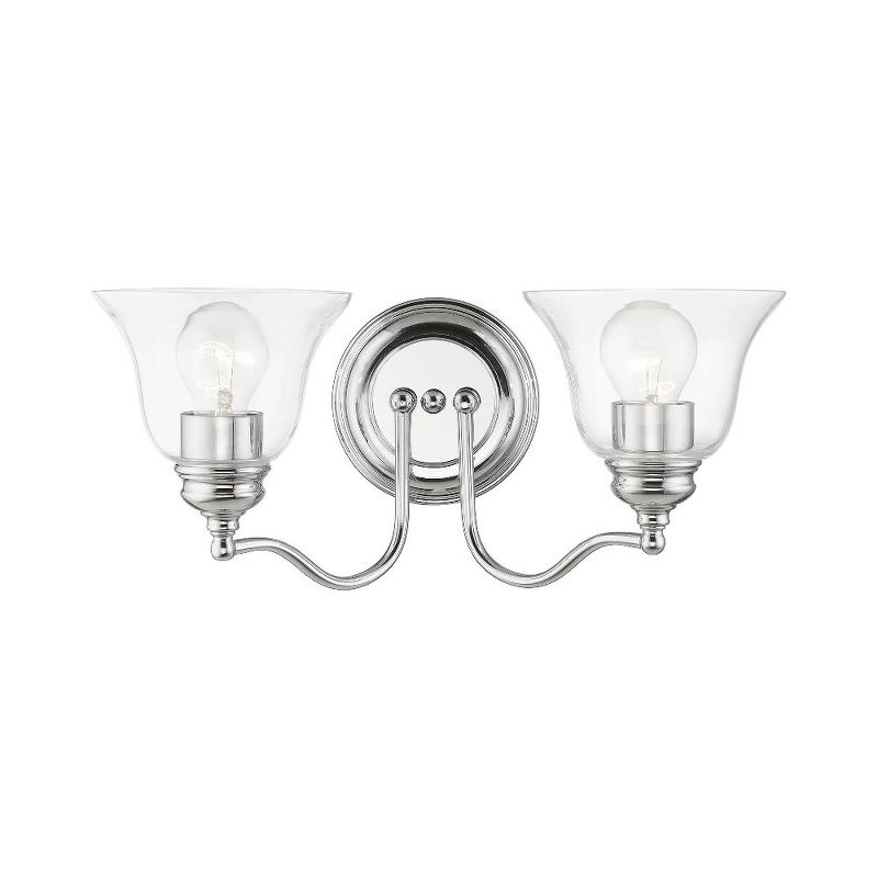 Livex Lighting Moreland 2 - Light Vanity in  Polished Chrome