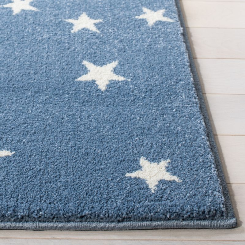 Carousel Kids CRK135 Power Loomed Area Rug - Light Blue/Grey - 4'x6' - Safavieh.