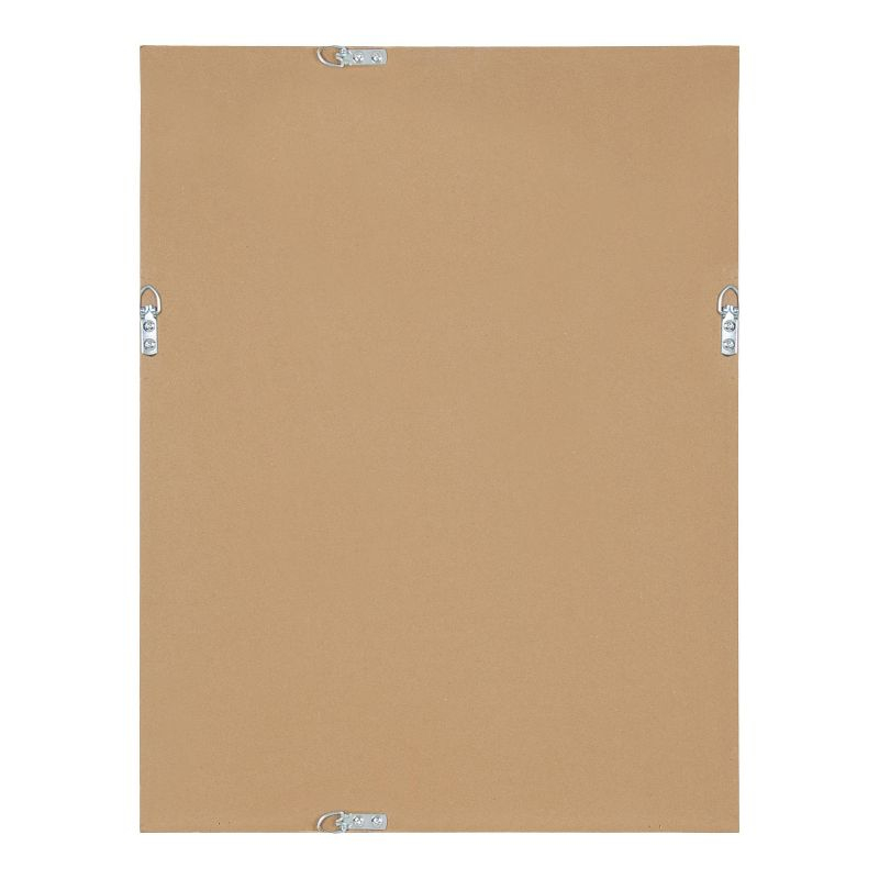 18"x24" Reyna Rectangle Wall Mirror Black - Kate & Laurel All Things Decor: Modern Style, No Assembly Required, Includes Hardware