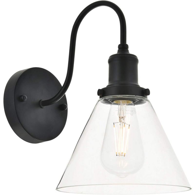 Elegant Lighting Histoire 1 light black Wall Sconce