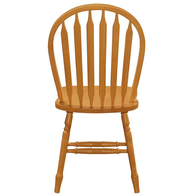 Besthom Solid Wood Windsor Arrowback Dining Chairs (Set of 2)