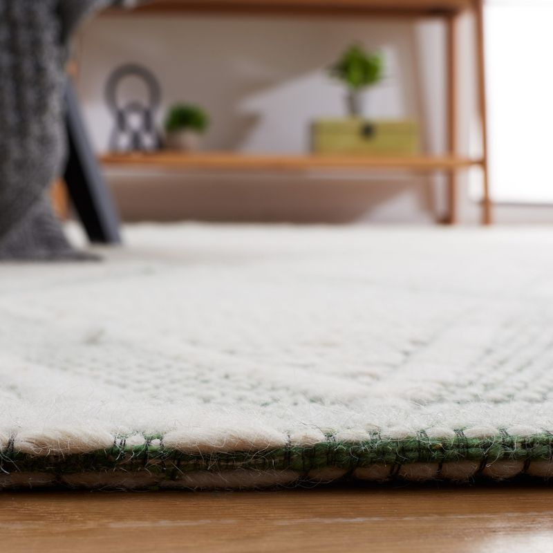 Marbella MRB326 Hand Woven Area Rug - Green/Ivory - 5'x8' - Safavieh.