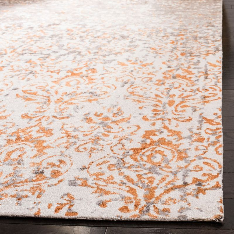 Expression EXP477 Hand Tufted Indoor Area Rug - Ivory/Rust - 4'x6' - Safavieh