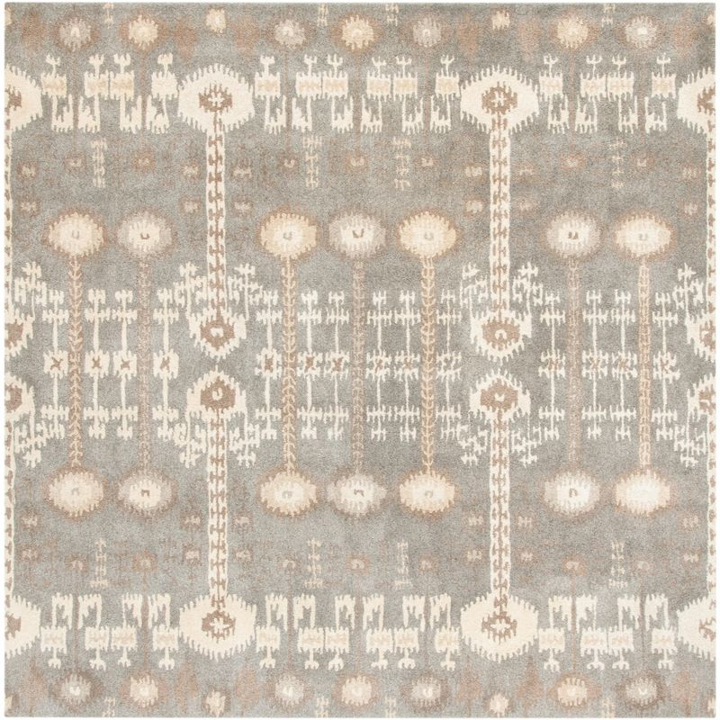 Wyndham WYD722 Hand Tufted Area Rug - Natural/Multi - 7'x7' - Safavieh.