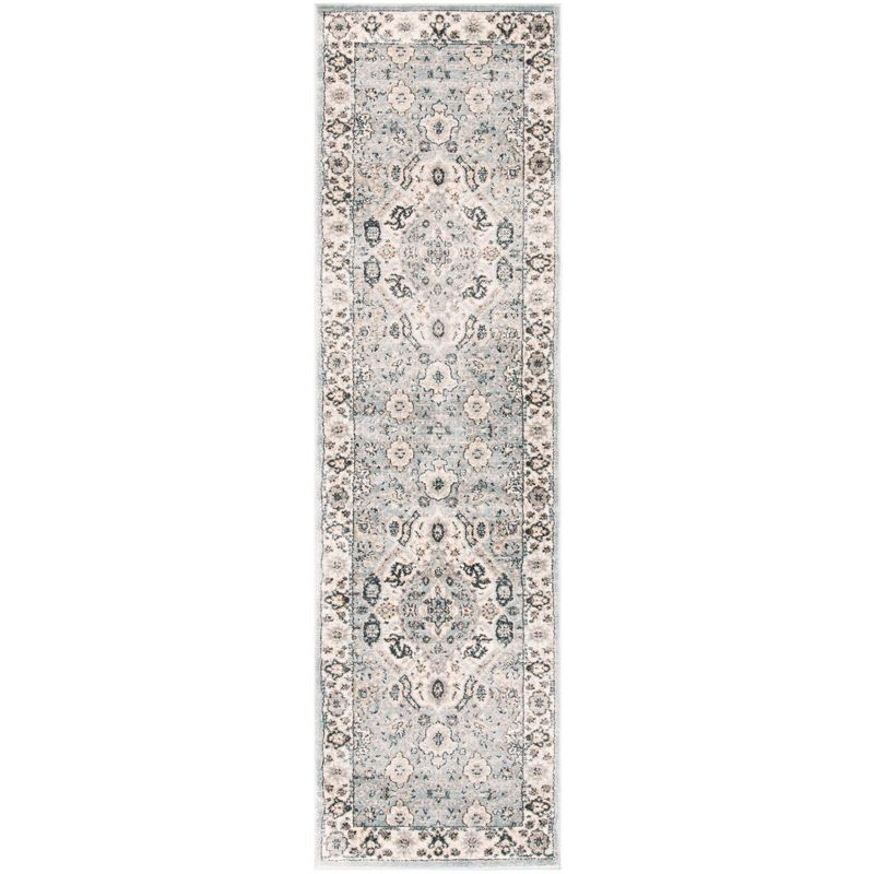 Isabella ISA916 Power Loomed Runner Rug - Cream/Beige - 2'2"x8' - Safavieh
