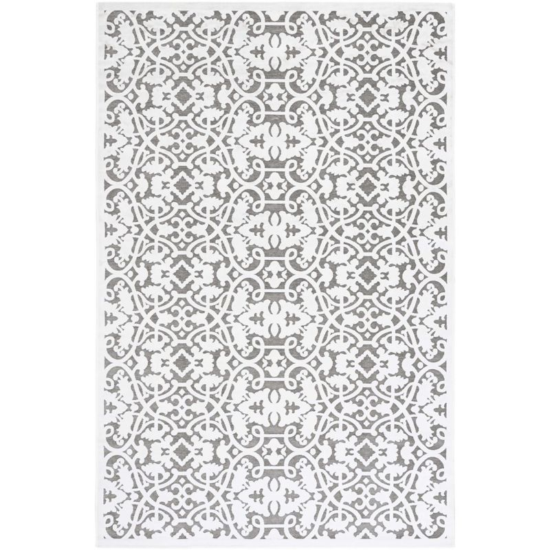 Paradise PARB636 Machine Made Indoor Area Rug - Ivory/Dark Grey - 5'x7'5" - Safavieh
