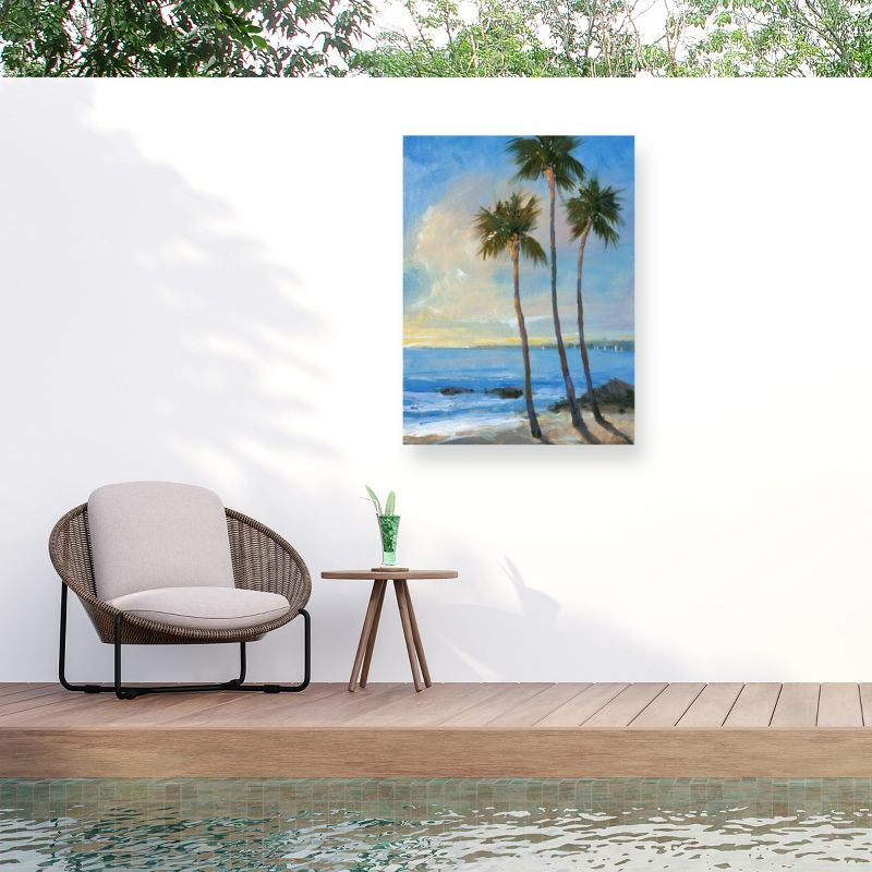 Tim Otoole 'Tropical Breeze Ii' Outdoor Canvas