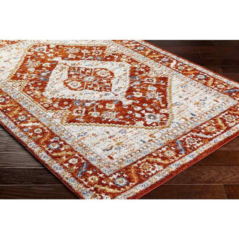 Mark & Day Yashika 5'3"x7' Rectangle Woven Indoor Area Rugs Bright Red
