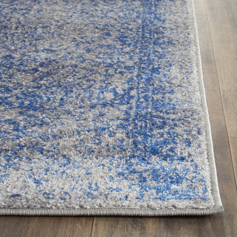 Adirondack ADR109 Machine Made Indoor Runner - Grey/Blue - 2'-6"x18' - Safavieh