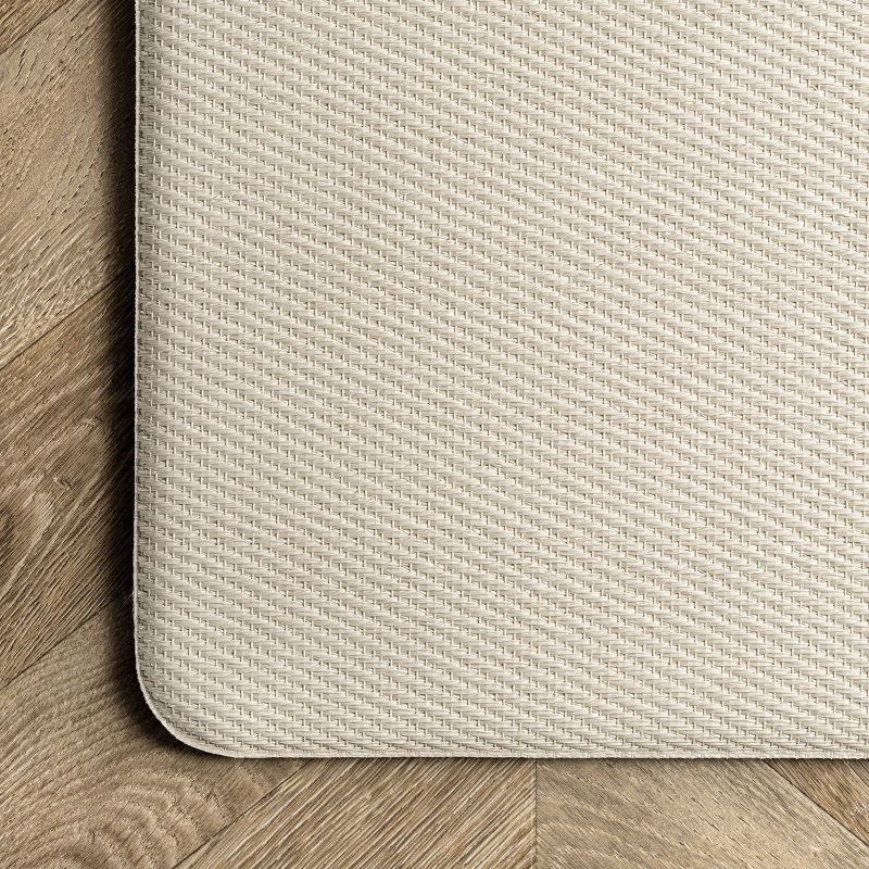 Nuloom Casual Braided Anti Fatigue Kitchen or Laundry Room Comfort Indoor Mat