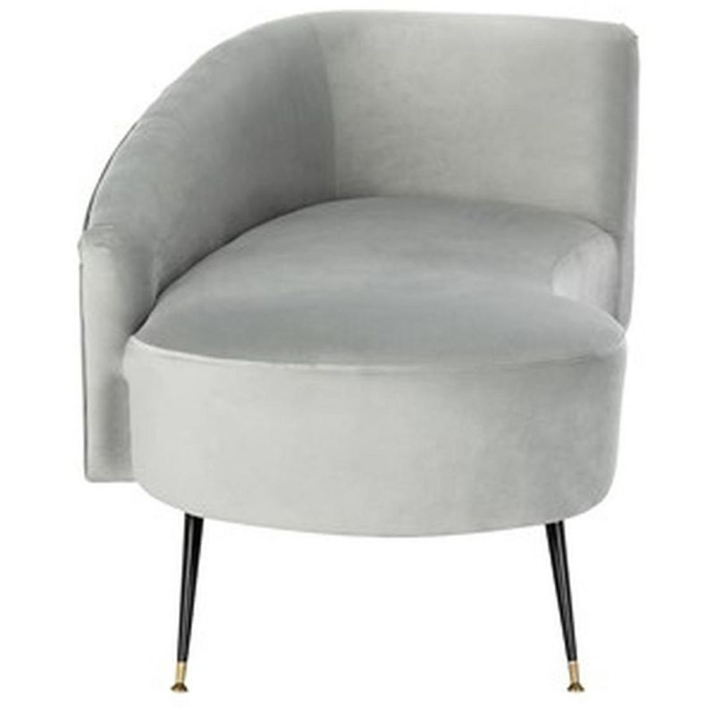 Evangeline Parisian Settee - Grey/Black - Safavieh.