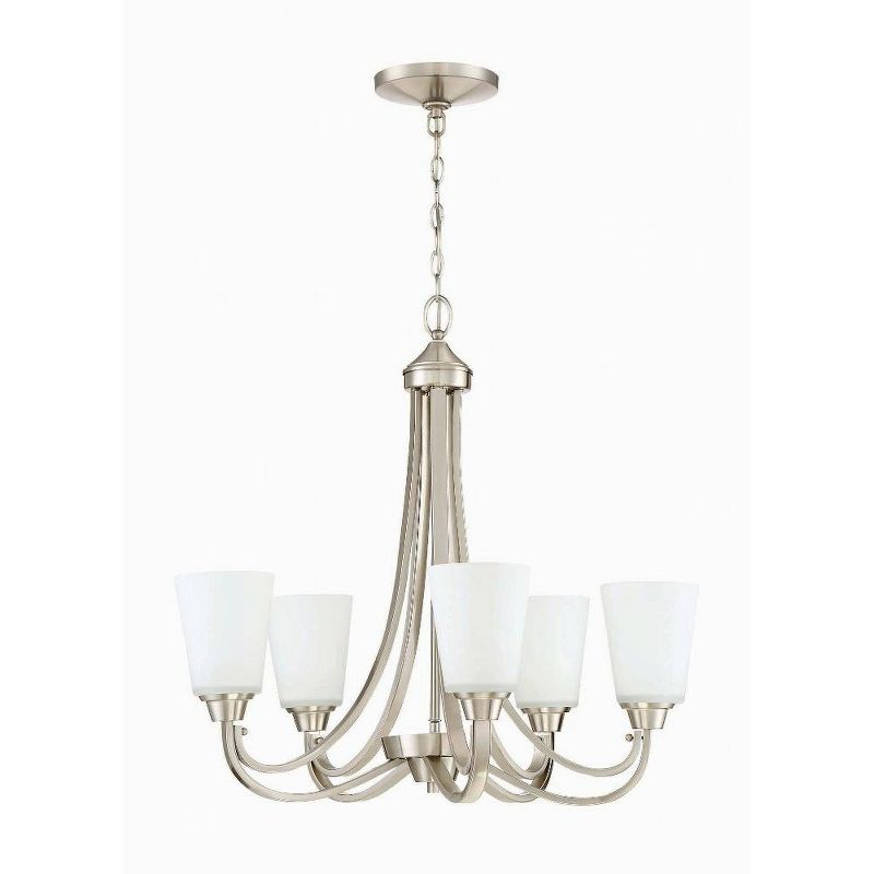 Craftmade Lighting Grace 5 - Light Chandelier in  Brushed Polished Nickel