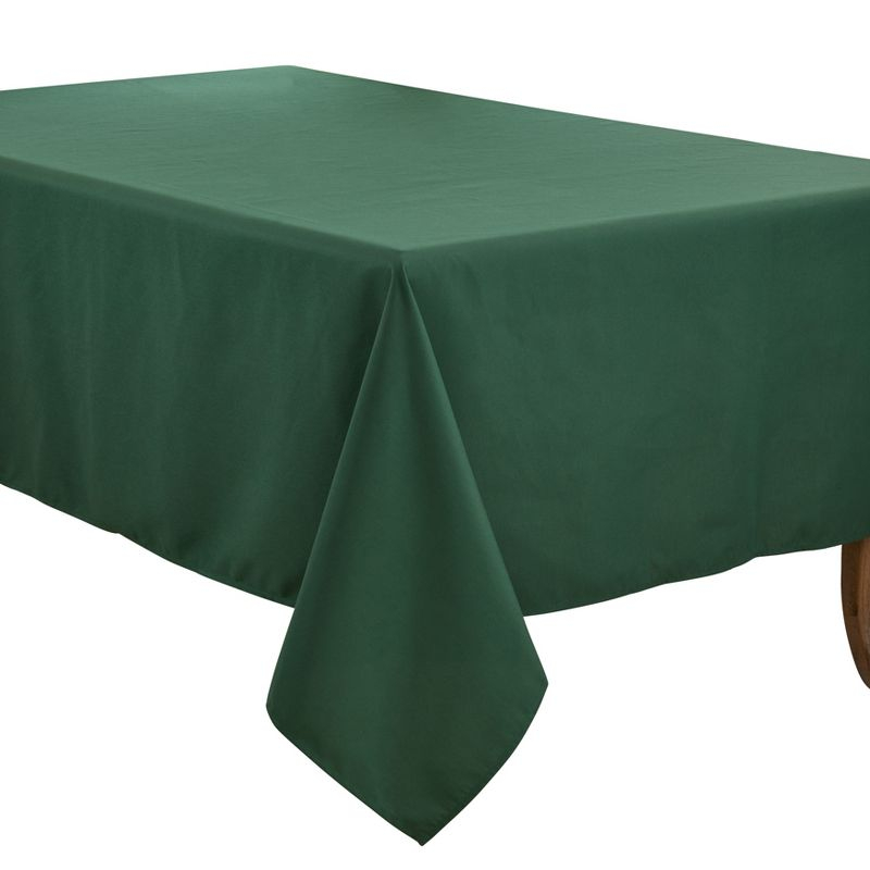 Saro Lifestyle Solid Color Everyday Tablecloth, Jasper Green, 65" x 160"