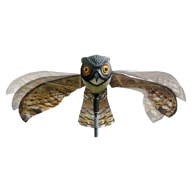 Prowler Owl Decoy - Bird-X: Outdoor Rodent Deterrent, Pest Control Barrier, No Assembly Required