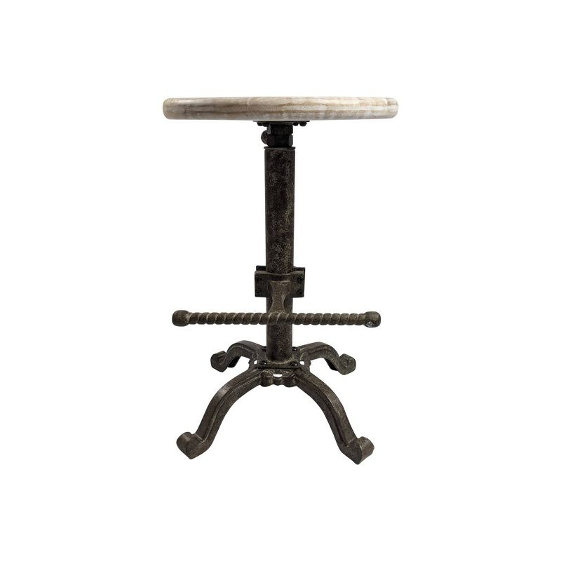 Carolina Living 24" Ryder Swivel Adjustable Counter Height Barstool: Ergonomic, No Upholstery