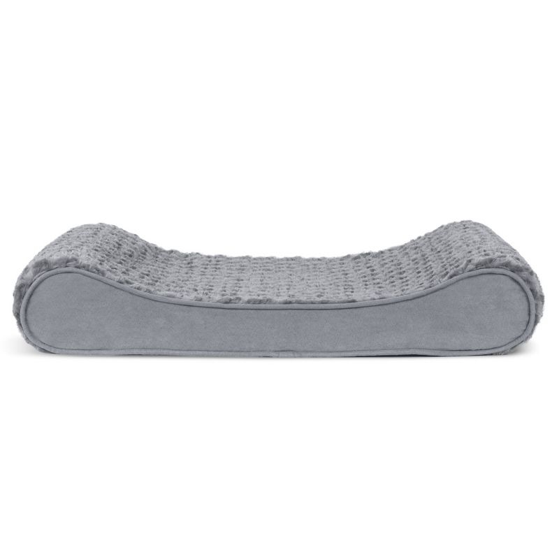 FurHaven Ultra Plush Luxe Lounger Orthopedic Dog Bed - Medium, Gray