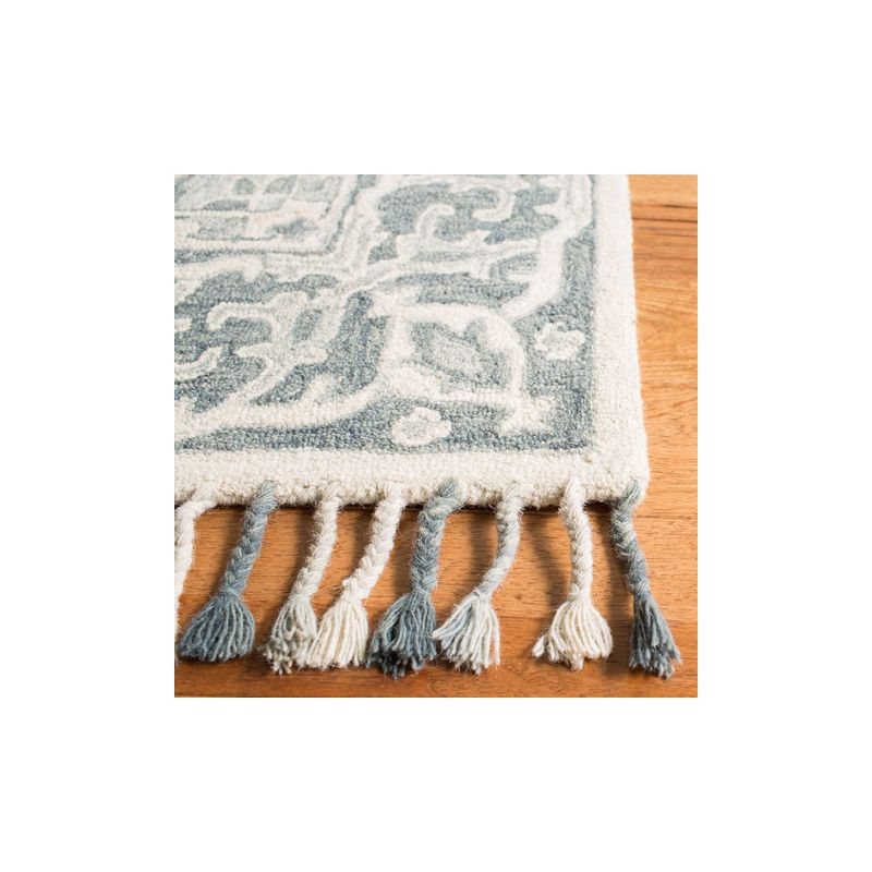 Aspen APN122 Hand Tufted Accent Rug - Grey/Light Grey - 2'x3' - Safavieh.