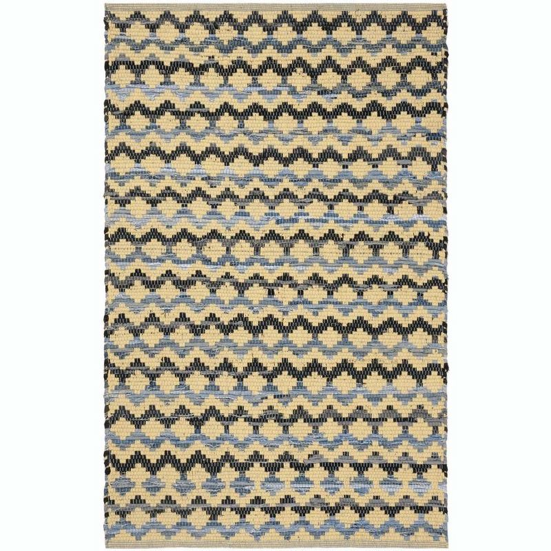 Annia Hand Woven Cotton Geometric Rug