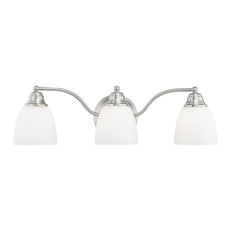 Livex Lighting Somerville 3 - Light Vanity in  Brushed Nickel