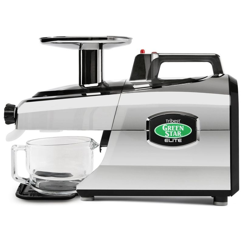 Tribest Greenstar Elite Jumbo Twin Gear Slow Masticating Juicer – Silver