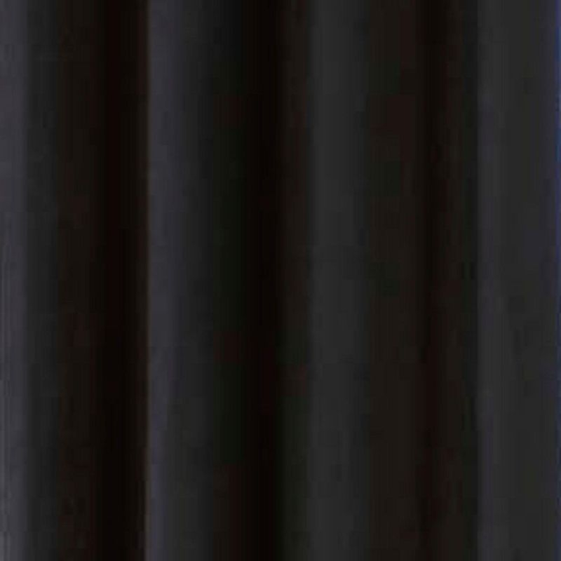 Commonwealth Thermaplus Navar Blackout Faux Suede Grommet Top Panel - 54x84" - Black