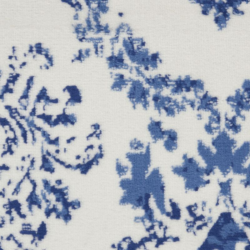 Nourison Whimsicle WHS01 Indoor only Area Rug - Ivory Navy 4' x 6'