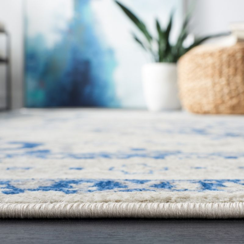 Brentwood BNT852 Power Loomed Indoor Area Rug - Beige/Blue - 5'3"x7'6" - Safavieh
