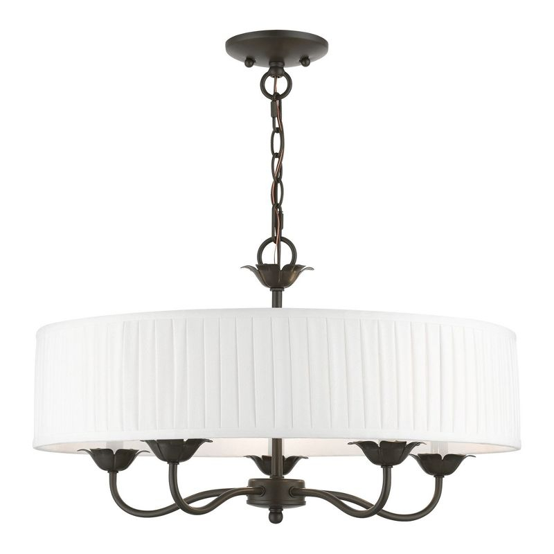 Livex Lighting Edinburgh 5 - Light Pendant in  English Bronze
