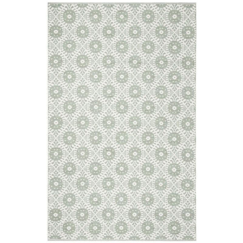 Montauk MTK612 Hand Woven Indoor Area Rug - Light Green/Ivory - 8'x10' - Safavieh