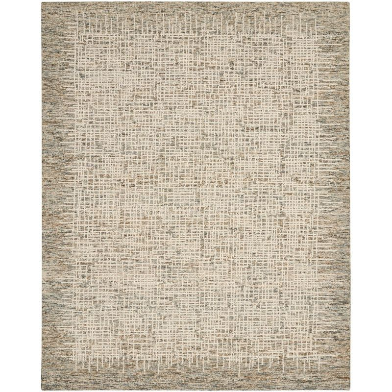 Nourison Vail Rustic Texture Indoor Area Rug Ivory/Multi 7'9" x 9'9"