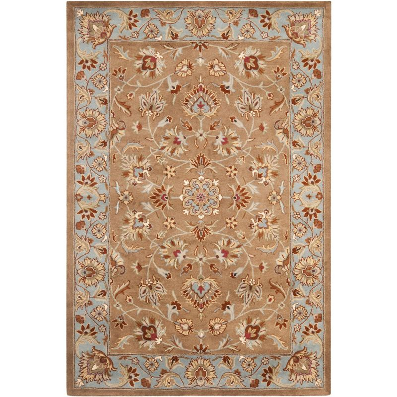 Heritage HG821 Hand Tufted Area Rug - Beige/Blue - 6'x9' - Safavieh.