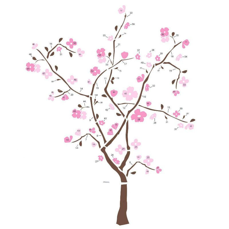 Plants & Flowers Non-Wall Damaging Wall Decal