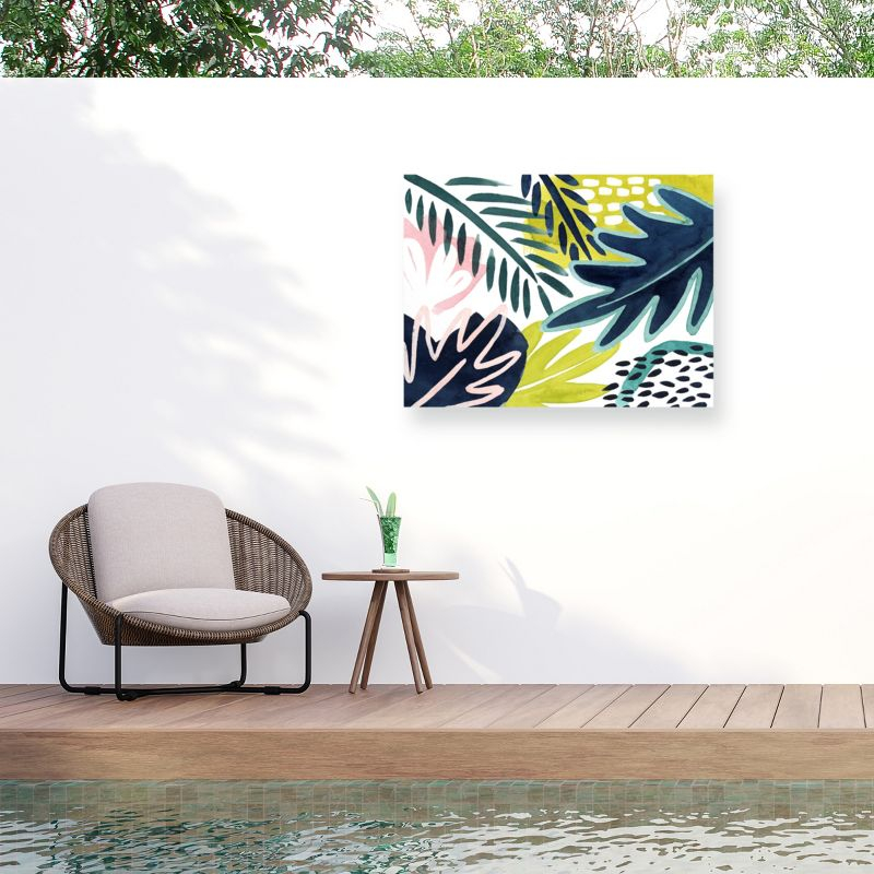 Trademark Fine Art - Grace Popp 'Tropical Salve II' Outdoor Canvas - 18x24
