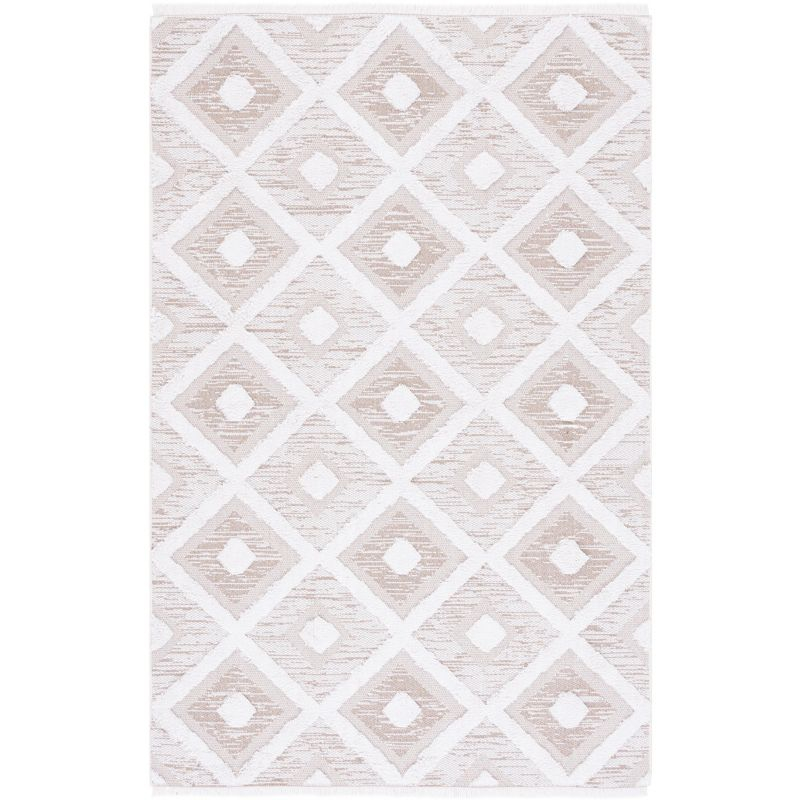 Augustine AGT730 Machine Made Indoor Area Rug - Ivory/Beige - 6'-4"x9'-6" - Safavieh