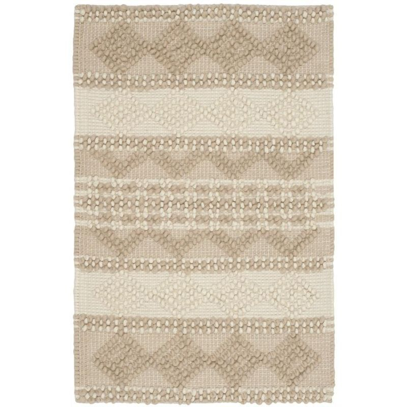 Natura NAT102 Hand Woven Indoor Accent Rug - Beige/Ivory - 2'x3' - Safavieh.