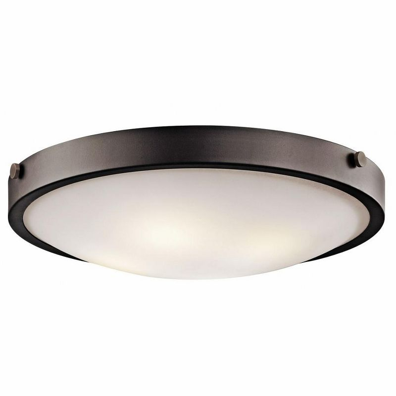 Kichler Lighting Lytham 4 - Light Flush Mount in  Olde Bronze