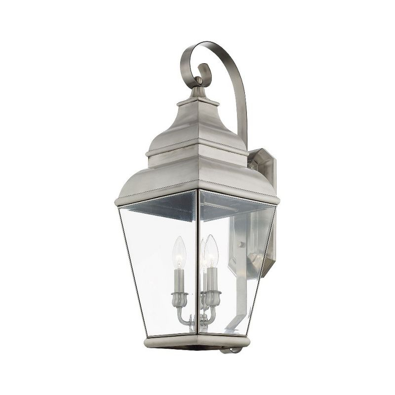 Livex Lighting Exeter 3 - Light Wall Light in  Brushed Nickel
