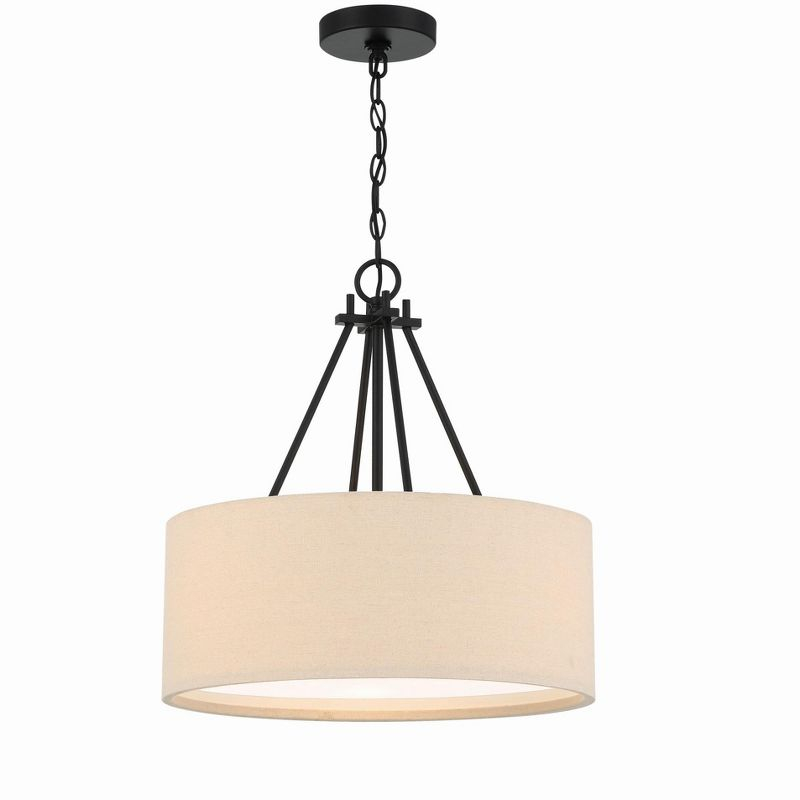 Craftmade Lighting Duke 3 - Light Pendant in  Flat Black
