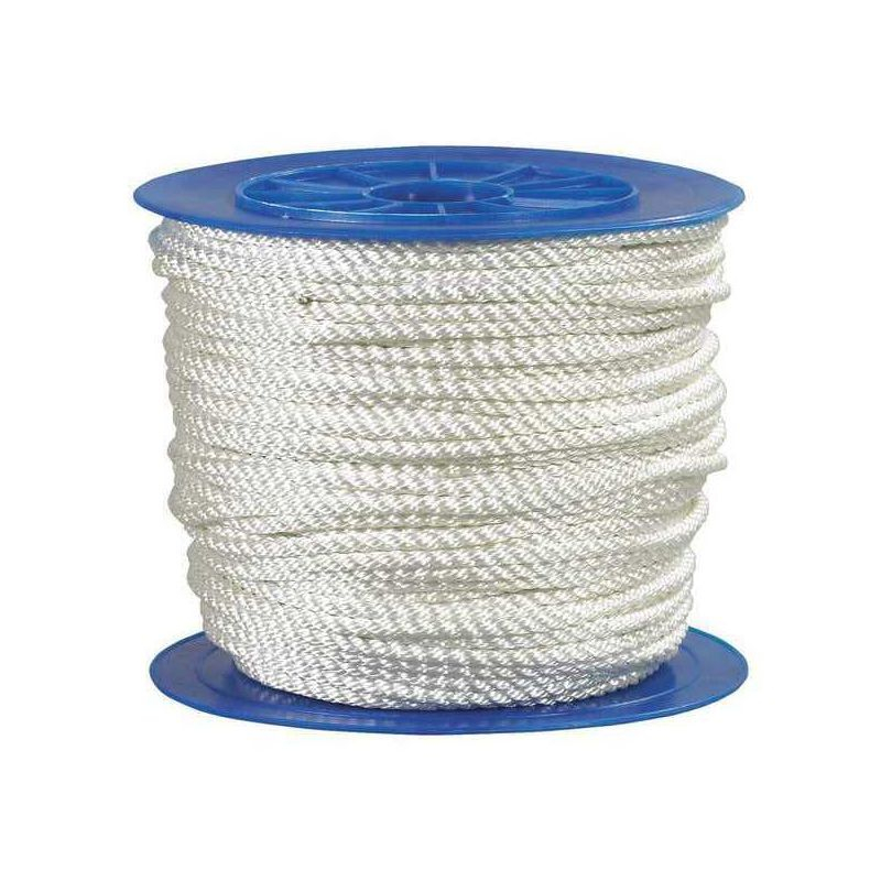 Partners Brand  Twisted Nylon Rope,1/4" 1480 lb. TWR124