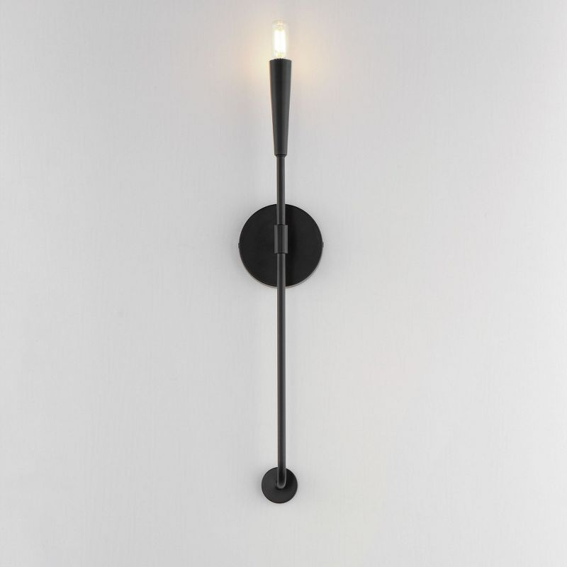 Maxim Lighting Vela 1 - Light Wall Light in  Black