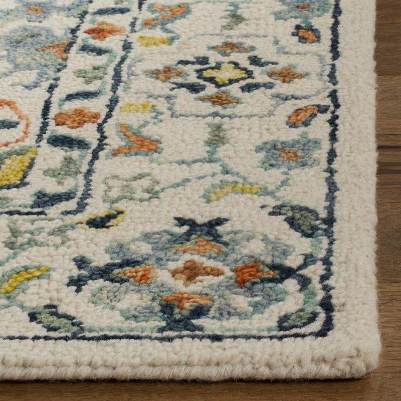 Aspen APN310 Hand Tufted Indoor Accent Rug - Ivory/Blue - 3'x5' - Safavieh