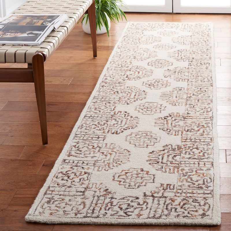 Aspen APN132 Hand Tufted Runner Rug  - Ivory/Sage - 2'3"x9' - Safavieh.