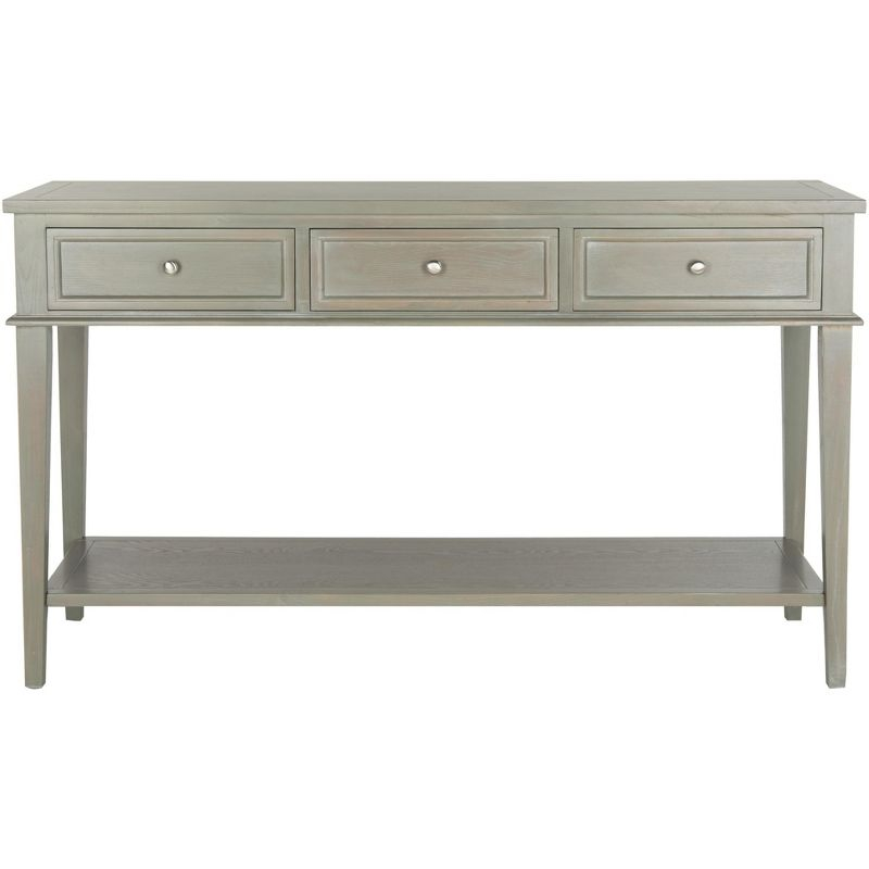 Manelin Console - AMH6641C - Gray - Safavieh Couture